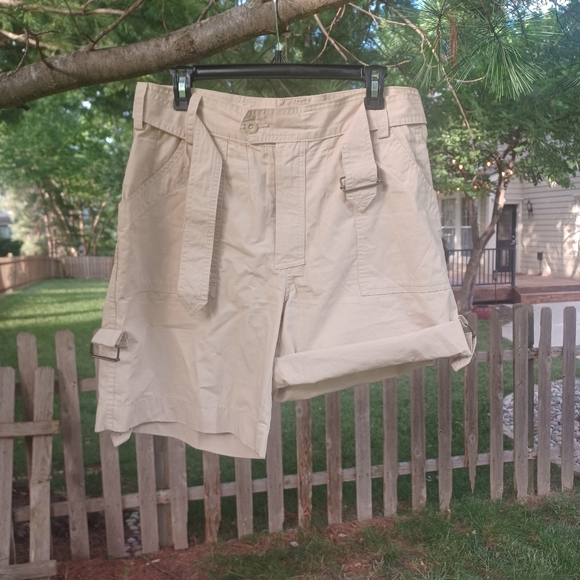 RALPH LAUREN SPORT ADJUSTABLE COTTON TAN SHORTS SIZE 8 - Picture 5 of 16